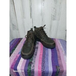 Abeo Dri-Walk Ryland Dark Brown  Leather Ankle Boots Men's size 11